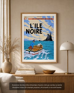 TINTIN : The Black Island - Impression officielle (Musée de Tintin)