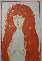 Redhead Woman - Lithograph Poster - Los Angeles County Museum