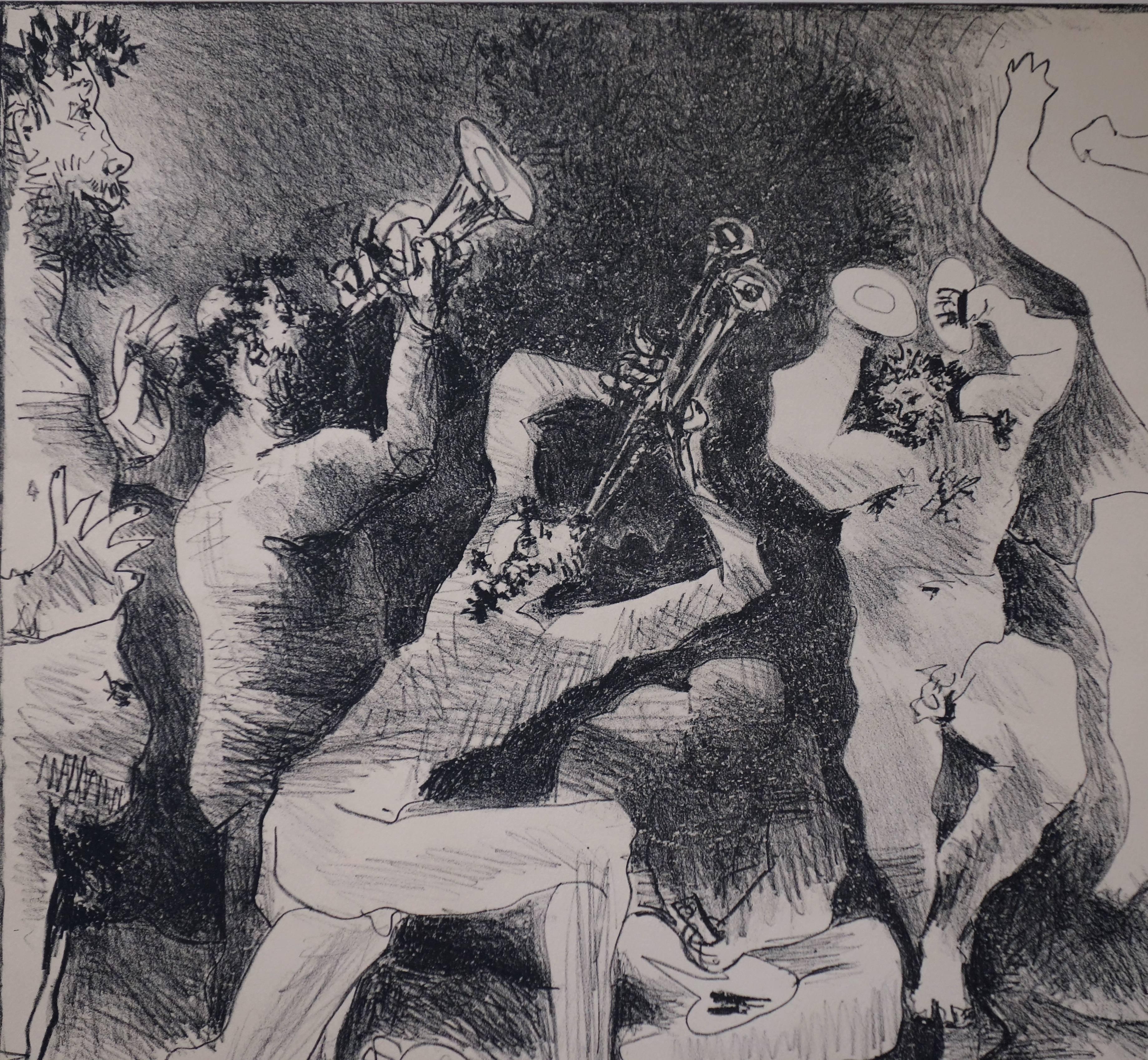The Fauns  Danse - Original signed litograph - 1957 1