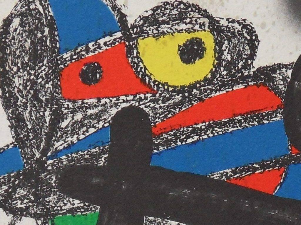 Escultor : Portugal - Original lithograph - 1974 - Abstract Print by Joan Miró