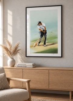 GOLF : The Swing - Original Lithograph, HANDSIGNED & Ltd /600
