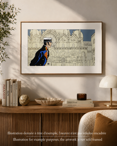Corto Maltese : VENISE Place Saint-Marc - Sérigraphie originale Ltd /500