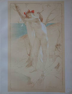 L'Inconnue - Litografia originale - 1897