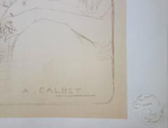 L'Inconnue - Original lithograph - 1897