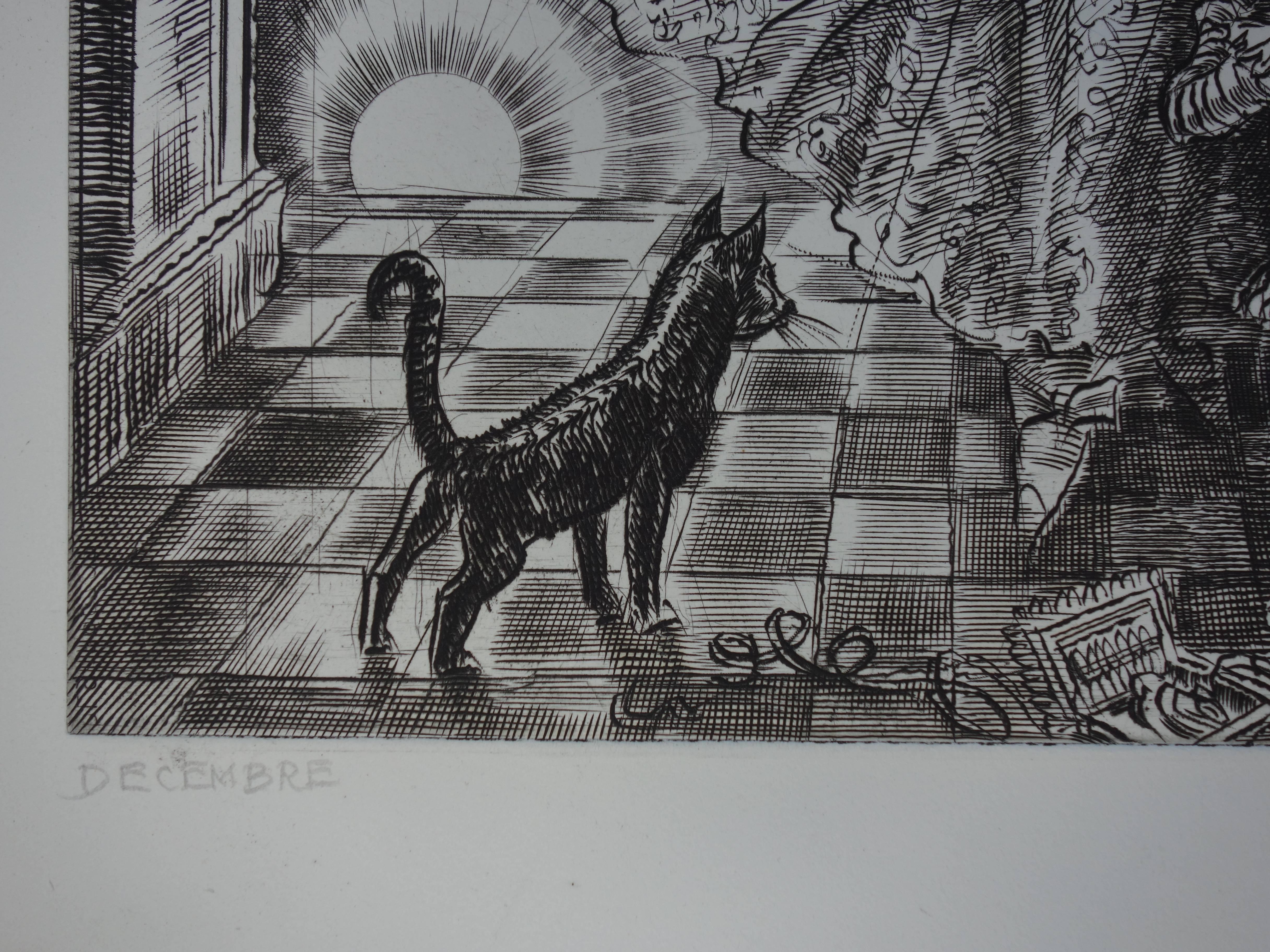 christmas tree etching