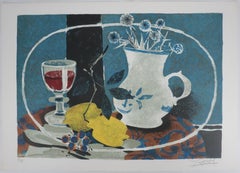 Nature morte aux citrons - Lithographie originale signée