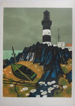 The Lighthouse II - Original Lithograph Signed