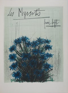 Forget-me-Nots - Original Lithograph Signed (Mourlot)