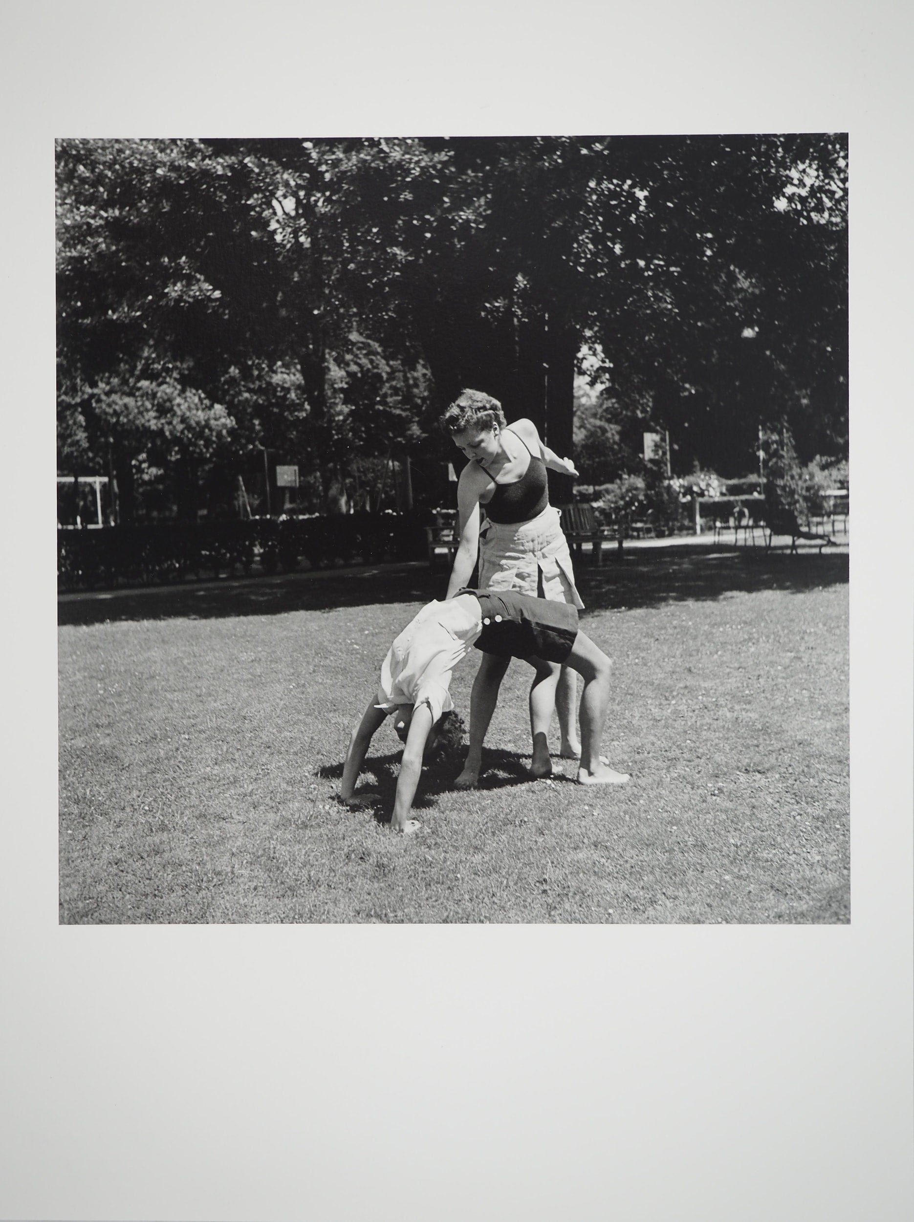 Dora Maar Portrait Photograph - Floor Exercise - Original photograph
