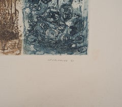 Die vier Elemente, signierte Original-Radierung