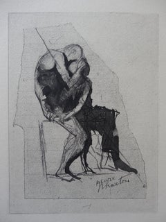 The Kiss - Etching, (Ed. Goupil, 1897)