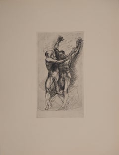 Dante, Terror - Etching, (Ed. Goupil, 1897)
