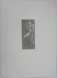 «El baile de los enamorados» - Aguafuerte, (Ed. (Goupil, 1897)