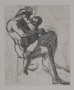 The Game - Etching, (Ed. Goupil, 1897)