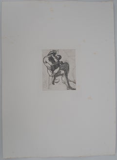 The Game - Etching, (Ed. Goupil, 1897)