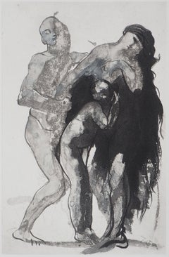 Pastoral Care - Etching, (Ed. Goupil, 1897)