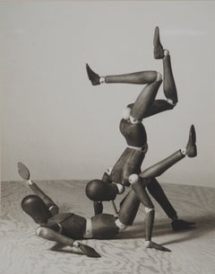 Mr and Mrs Woodman : In balance - Original signed silver print