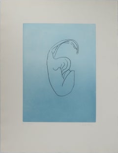 Anatoms, Crouching Silhouette - Original Signed Etching