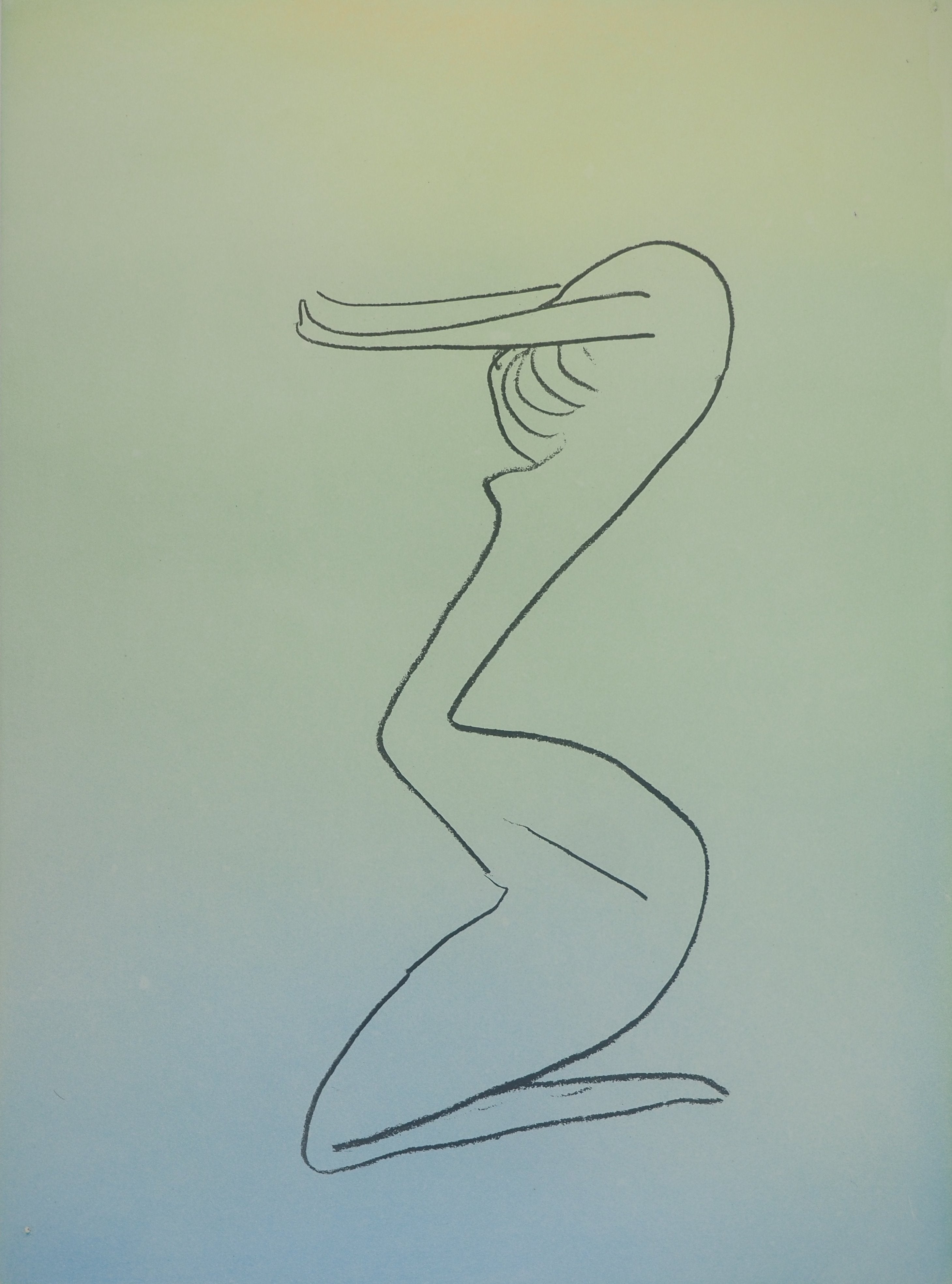 Man Ray Figurative Print - Body Momentum - Original Signed Etching