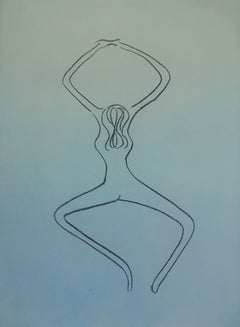 Anatoms, The Swimmer - Original Signed Etching