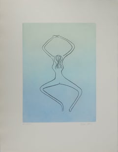 Anatoms, The Swimmer - Original Signed Etching