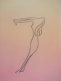 Anatoms, A Silhouette in Balance - Original Signed Etching