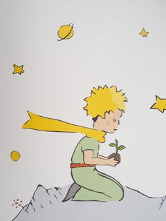 Ecology: The Little Prince Plants a Tree - Lithograph