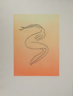 Anatoms, « Dancing Flame » - Gravure originale signée