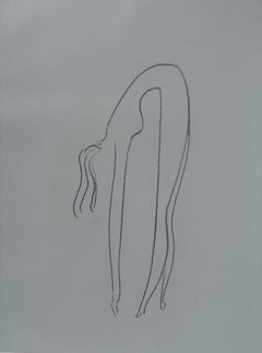 Anatomie, souplesse - Gravure originale signée
