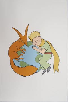 Ecologia: Il Piccolo Principe veglia sulla Terra - Litografia