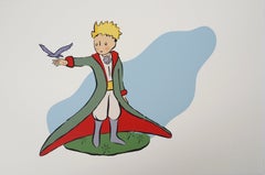 The Little Prince and the Bird of Peace - Lithograph