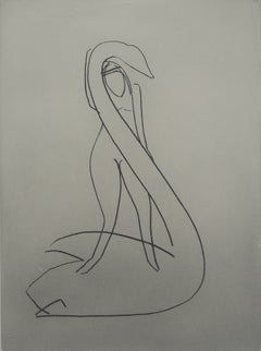 Anatoms, « L'étreinte du cygne » - Gravure originale signée