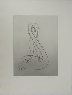 Anatoms, « L'étreinte du cygne » - Gravure originale signée