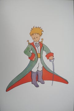 Il Piccolo Principe con il cappotto lungo - Litografia