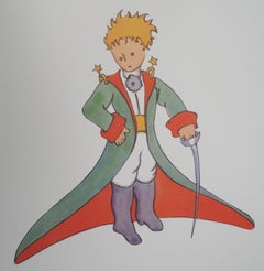 Il Piccolo Principe con il cappotto lungo - Litografia