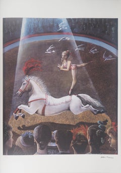 Homenaje a Toulouse-Lautrec: El circo - Litografía firmada