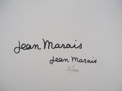 Jean Gabin and Me, Signed Lithograph