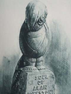 The Soul of Alan Johnstone (bronze green), Engraving