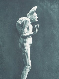 "La padrona di casa" (verde bronzo), incisione