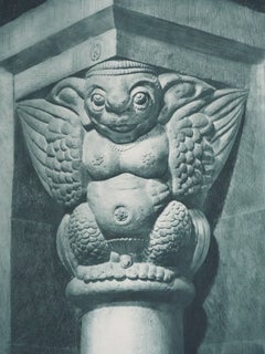 Zierbaldachin (bronzegrün), Gravur