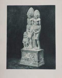 La familia (verde bronce), grabado