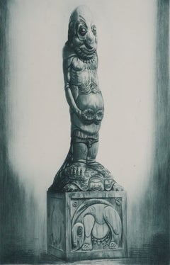 La casinocrate (verde bronce), grabado
