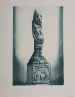 La casinocrate (verde bronce), grabado