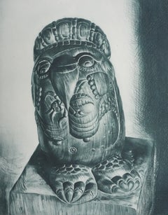 Hoot-Toot the Owls (bronze green), Engraving