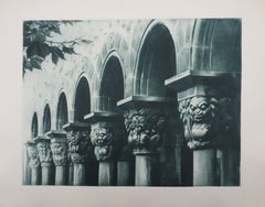 The Cloister (bronze green), Engraving