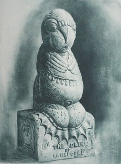 The Glik of La Napoule (bronze green), Engraving