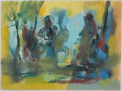 Cavalier - Gouache originale sur papier