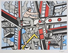 The Builders Greeted - Signed Lithograph