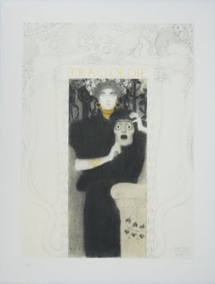 Tragödie – Signierte Lithografie