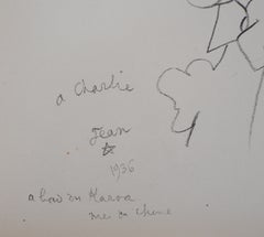 Portrait of Charlie Chaplin - Original lithograph